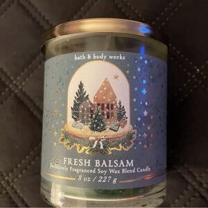 Bath & Body Works Green Fresh Balsam Candle